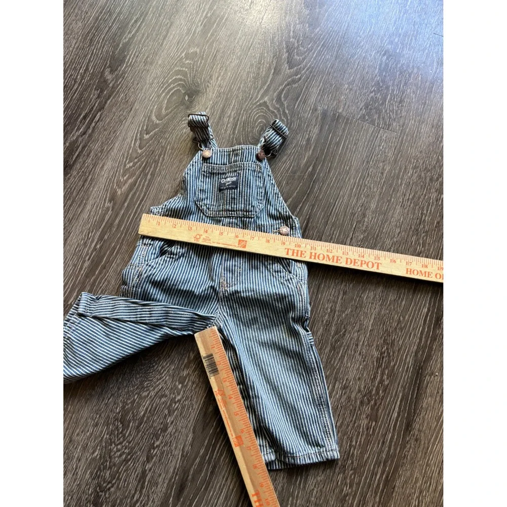 OshKosh B'gosh Pinstripe Overalls 9 Months